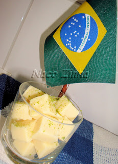 Gelatina caipirinha