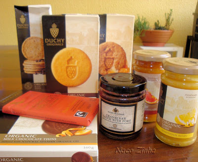 Produtos orgânicos da Duchy Originals