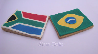 Biscoito bandeira África do Sul