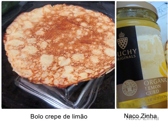 Bolo crepe de limão (meyer lemon crêpe cake)