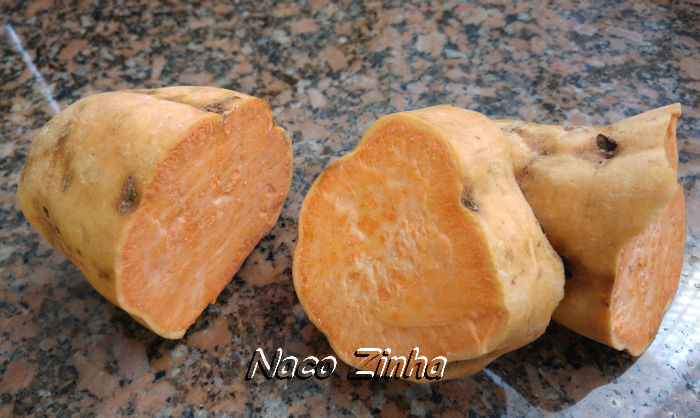 Batata doce salmão (Ipomea batatas)