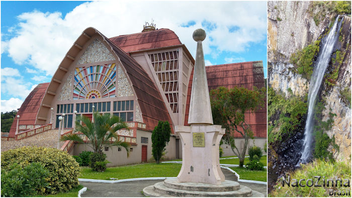 Urubici - Igreja N. Sra. Mãe dos Homens e Cascata do Avencal