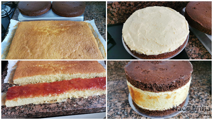 Bolo de festa - passo a passo