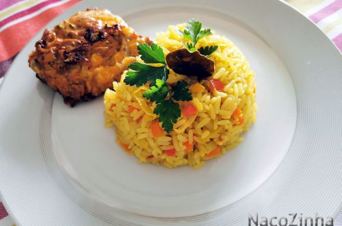 Arroz com legumes e especiarias