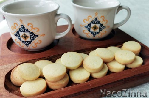 Biscoitos amanteigados de laranja