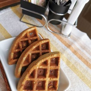 Waffle integral de baunilha