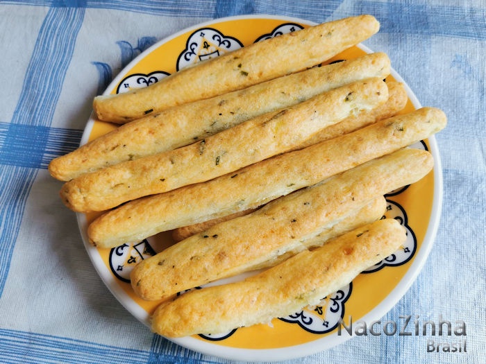 Palitos de batata com queijo