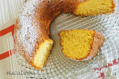 Bolo de laranja, tangerina e limão