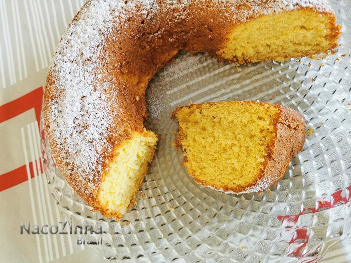 Bolo de laranja, tangerina e limão