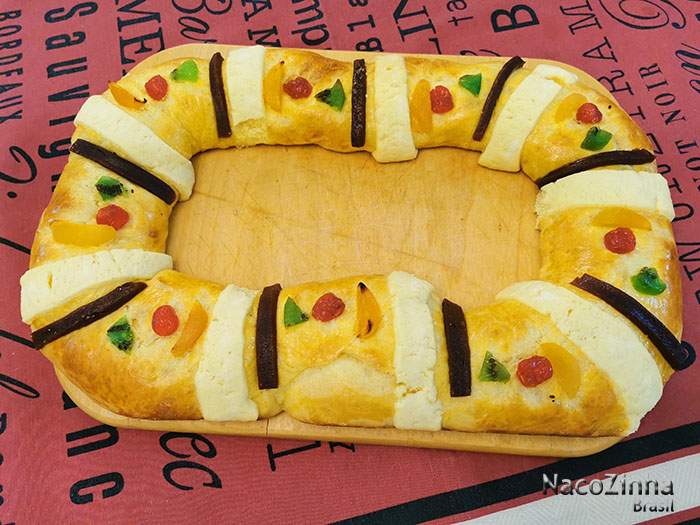 Rosca de Reis mexicana - Roscón de Reyes - Nacozinhabrasil